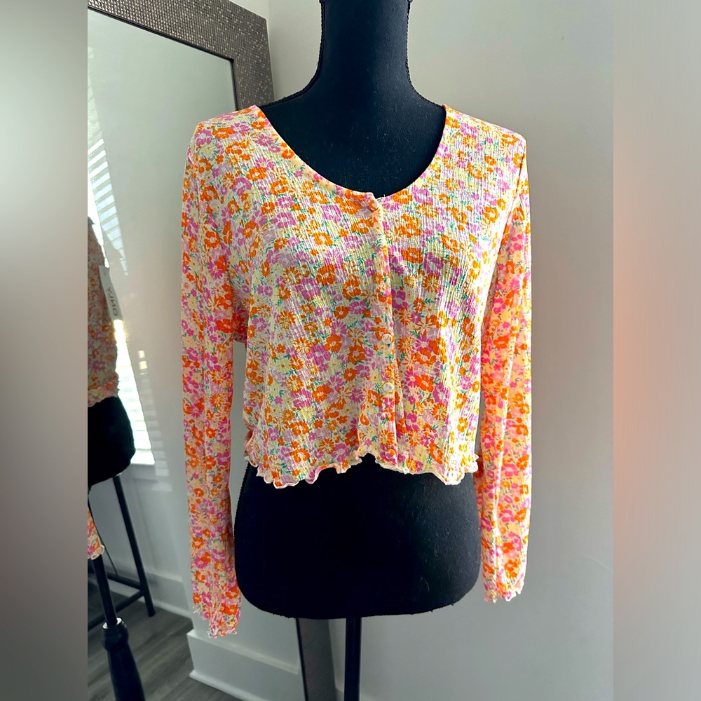 Only Brand Cropped L/S Top XXL